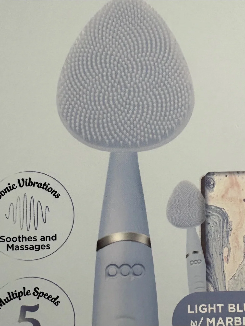 Clover Light Blue Facial Cleansing Device